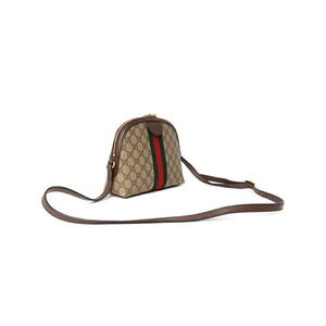 Gucci Canvas Beige GG Ophidia Ebony Bag Shoulder Brown Supreme